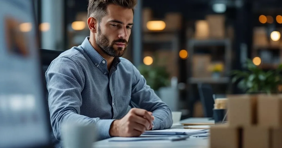 Schéma des 6 cas d'usage d'un copilote IA supply chain PME : questions-réponses langage naturel, alertes ruptures prévisibles, suggestions commandes optimisées, analyse performance fournisseurs, reporting KPIs automatique, analyse causes rupture et surstock