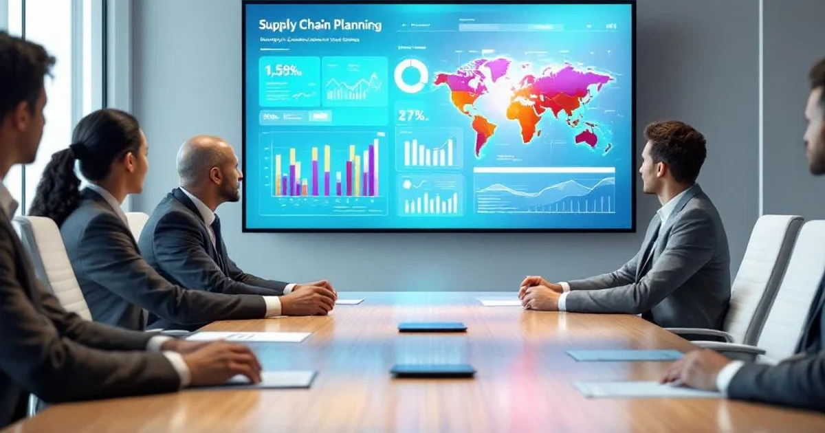 Schéma du protocole CPFR PME en 4 étapes : planification conjointe, partage prévisions 8-12 semaines, réconciliation écarts, réapprovisionnement coordonné - avec outils simples Excel ou portail