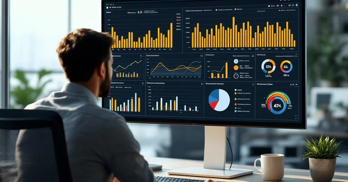 Schéma des 4 dimensions du reporting supply chain automatisé : performance de service (CSL, OTIF, taux de rupture), gestion des stocks (couverture, rotation, dormants), performance fournisseurs (OTIF, délai réel vs théorique), prévision et planification (MAPE, biais, alertes)